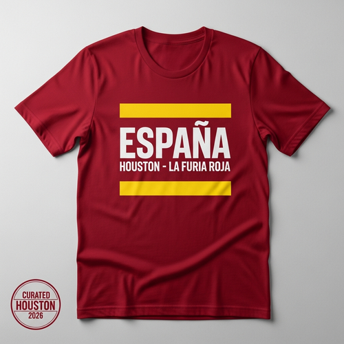España La Furia Roja Collector Edition fan tee — Curated Houston WC2026