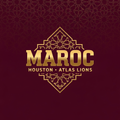 Maroc Atlas Lions Collector Edition fan tee — Curated Houston WC2026